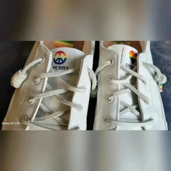 Sperry Pride Crest Vibe Platform Sneaker, size 7.5 - Picture 11 of 11